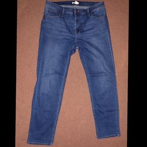 H&M slim fit cropped leg jeans